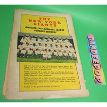 Load image into Gallery viewer, New York Giants Baseball Original 1952 Rare 5 Player Signed Booklet Fawcett Pub