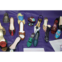 Load image into Gallery viewer, 22 Piece Nostalgia And Other Miniature Shoe Figurines Dress Form And Hat