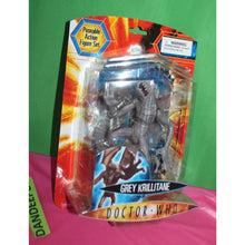 Load image into Gallery viewer, BBC Doctor Who Poseable Action Figure Grey Krillitane Series 2 Toy Set 02374