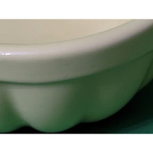 Load image into Gallery viewer, 2 Vintage Yellow Ceramic Heart Baking Dishes With Embossed Bird On Back Design