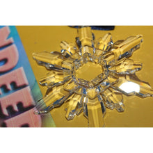 Load image into Gallery viewer, Swarovski Snowflake Crystal Holiday Christmas Annual 1998 Ornament