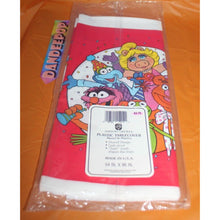 Load image into Gallery viewer, American Greetings The Muppets Plastic Tablecover 54 x 96" Vintage Jim Henson