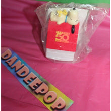 Load image into Gallery viewer, Peanuts 50th Anniversary Wendy's Kids Meal Snoopy Dog On Doghouse Toy In Package
