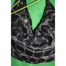 Load image into Gallery viewer, Laura di Maggio Milano Genuine Leather Hobo Patch Handbag With Braided Handle