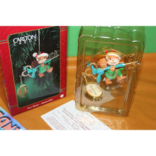 Load image into Gallery viewer, Carlton Heirloom New Home Dated 1997 Squirrel With Key Christmas Ornament