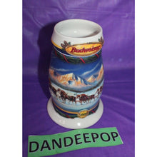 Load image into Gallery viewer, Anheuser Busch Budweiser Holiday Beer Stein Drinkware Mug 2000 CS416 Ceramarte