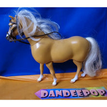 Load image into Gallery viewer, Mattel Barbie Walking Beauty Tan Horse 1997 Vintage Toy Pet