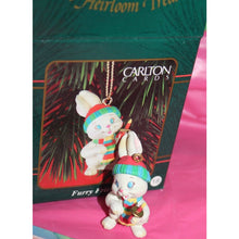 Load image into Gallery viewer, Carlton Heirloom Little Treasures Furry Friend Christmas Holiday Ornament 18