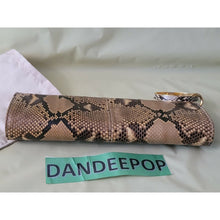 Load image into Gallery viewer, Ted Rossi NYC Python Snakeskin Bangle Clutch Wristlet Handbag C107 M10049