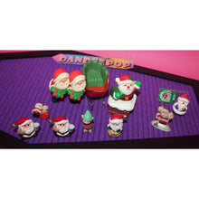 Load image into Gallery viewer, Vintage Lot Of 11 Piece 1980's 90's Hallmark Merry Miniatures Christmas Santa's