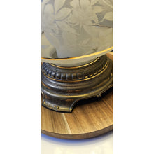 Load image into Gallery viewer, Quoizel 1978 Satin Lace Floral Gone With The Wind Hurricane Table Lamp 23.5" Med
