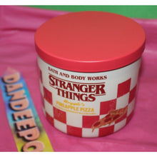 Load image into Gallery viewer, Bath & Body Works Stranger Things Argyle's Pineapple Pizza Scented Jar Candle