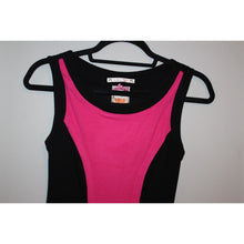 Load image into Gallery viewer, Yoana Baraschi Black With Pink Color Block Sleeveless Dress Size Women's XS