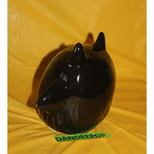 Load image into Gallery viewer, Rae Dunn Fang Tastic Figural Ceramic Black Bat Halloween