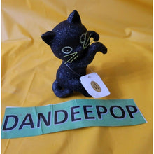 Load image into Gallery viewer, Bath & Body Works 2021 Black Cat Candle Hanger Glow In The Dark Eyes Halloween