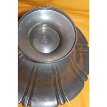 Load image into Gallery viewer, Antique Pilgrim 2339 F S Crest Solid Pewter Metal Vase Bowl Centerpiece