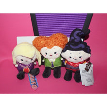 Load image into Gallery viewer, Hallmark Disney The Sanderson Sisters Hocus Pocus Movie Magnetic Plush Doll Set