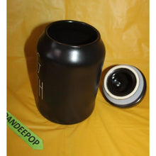 Load image into Gallery viewer, Rae Dunn Frog Breath Storage Canister Halloween Black And Green Ceramic Jar