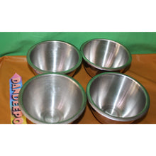 Load image into Gallery viewer, Vintage TWA Oneida 4 Piece Stainless Steel Serving Food Airline Bowls