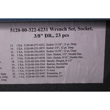 Load image into Gallery viewer, Midland Supply Wrench Set Standard Socket 3/8" Drive 23 Piece In Metal Case 5120