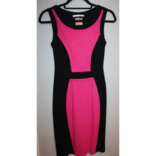 Load image into Gallery viewer, Yoana Baraschi Black With Pink Color Block Sleeveless Dress Size Women's XS