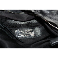 Load image into Gallery viewer, Laura di Maggio Milano Genuine Leather Hobo Patch Handbag With Braided Handle