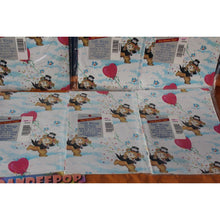 Load image into Gallery viewer, American Greetings Dancing Tuxedo Teddy Bear Hearts Pattern Gift Wrap 6 Packs