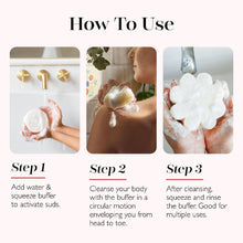 Load image into Gallery viewer, Burnt Sugar & Chiffon Rose Body Buffer Set