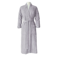 Load image into Gallery viewer, Turkish Cotton Terry Cloth Pleated Bathrobe