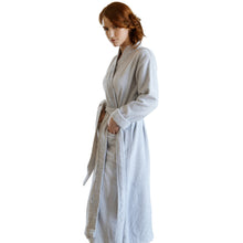 Load image into Gallery viewer, Turkish Cotton Terry Cloth Pleated Bathrobe