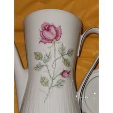 Load image into Gallery viewer, Zeh Scherzer Bavaria Germany Gold Trim Cross Stitch Pattern Coffee Tea Pot