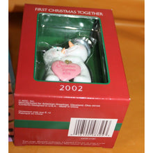 Load image into Gallery viewer, American Greetings 1st Christmas Together 2002 Holiday Ornament AXOR-010H