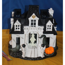 Load image into Gallery viewer, Bath & Body Works Glow In The Dark House Luminary 3 Wick Jar Candle Holder 2024