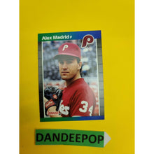 Load image into Gallery viewer, 1989 Alexander Alex Madrid Jr. Error DonRuss Baseball Card 604