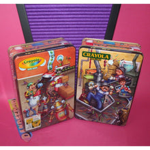 Load image into Gallery viewer, 2 Crayola Vintage Tins With Retired Crayons And 64 Classic Nostalgia Box Sets