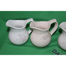 Load image into Gallery viewer, 5 Piece Pfaltzgraff Tea Rose Pitcher, Wyndham Butter Tub Medley Buff Gravy Boat