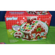 Load image into Gallery viewer, Perler Bead 10,006 Pieces Gingerbread House Fused Bead Kit 80-54457K Sealed Toy
