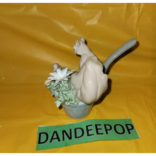 Load image into Gallery viewer, Lladro Daisa Squirrel Porcelain You Surprised Me Garden Snail Flower Pot 8026