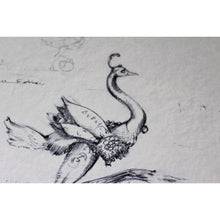 Load image into Gallery viewer, Nano Lopez Elizabeth Nanimals Ostrich Signature Art Giclee Canvas 186/199