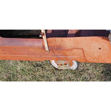 Load image into Gallery viewer, Antique AMF Hook And Ladder Pedal Car Firetruck Red Steel With Siren intact Toy