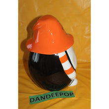 Load image into Gallery viewer, Rae Dunn Pumpkin Carver Gnome Seal Tight Ceramic Canister Halloween Spider Web