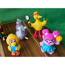 Load image into Gallery viewer, Vintage 6 Piece Muppets Toys Bert Big Bird Tara Toys Figurine Disney Baloo