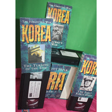 Load image into Gallery viewer, The Forgotten War Korea 1950-1953 7 Movie VHS Box Set