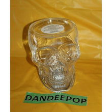 Load image into Gallery viewer, Bath & Body Works 2021 Light Up Skull Head 3 Wick Jar Pedestal Candle Holder