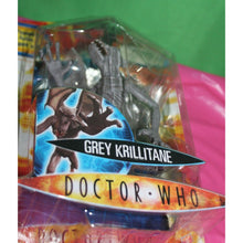Load image into Gallery viewer, BBC Doctor Who Poseable Action Figure Grey Krillitane Series 2 Toy Set 02374