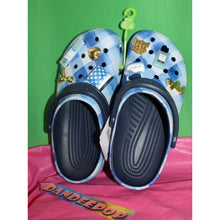 Load image into Gallery viewer, Bath & Body Works Gingham Crocs Collab Sandals Clog Footwear W/ 8 Jibbitz W8 M6