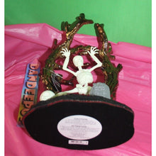 Load image into Gallery viewer, Bath & Body Works Dancing Skeleton In Tree Glow In The Dark Candle Holder