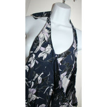 Load image into Gallery viewer, Athleta Halter Tie Top Sleeveless Blue Floral Dress Size Women's 2