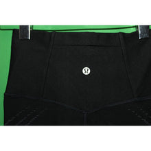 Load image into Gallery viewer, Lululemon Cropped Active Leggings Size Women's 2 Black Mapped Out Pattern
