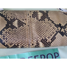 Load image into Gallery viewer, Ted Rossi NYC Python Snakeskin Bangle Clutch Wristlet Handbag C107 M10049